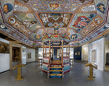 Museum_of_the_History_of_Polish_Jews_in_Warsaw_Main_exhibition_Gwoździec_synagogue