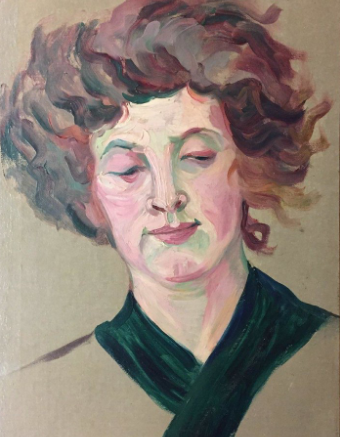 Portrait of Theresa Ehrman Jelenko by Sarah Samuel Stein 1906