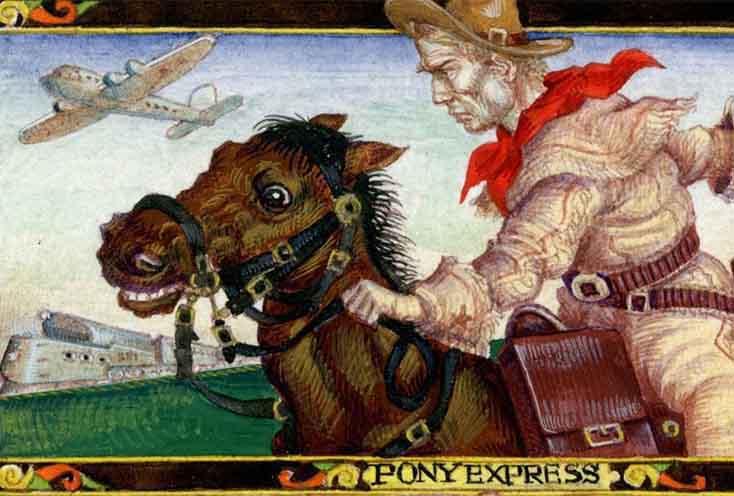 Arthur Szyk Pony Express
